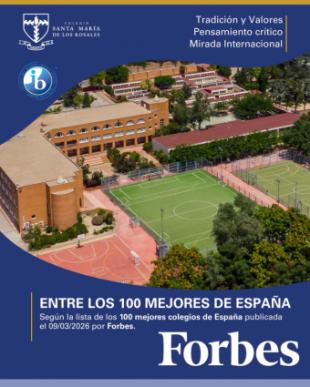 El Colegio Santa María de los Rosales, entre los 100 mejores colegios de España según Forbes