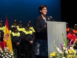 Susana Pérez Quislant. 'Las actuaciones policiales demuestran vuestro esfuerzo y vocación de servicio público'