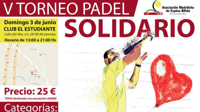 Pádel solidario a favor de la Espina Bífida