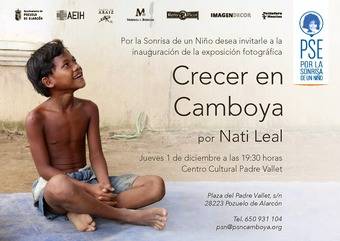 La exposición fotográfica 'Crecer en Camboya' también pasará por Pozuelo