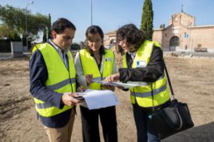 Comienzan las obras de la rotonda del cementerio de Pozuelo de Alarcón