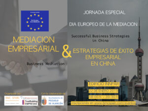 Jornada ”Mediación Empresarial y estrategias de éxito empresarial en China”