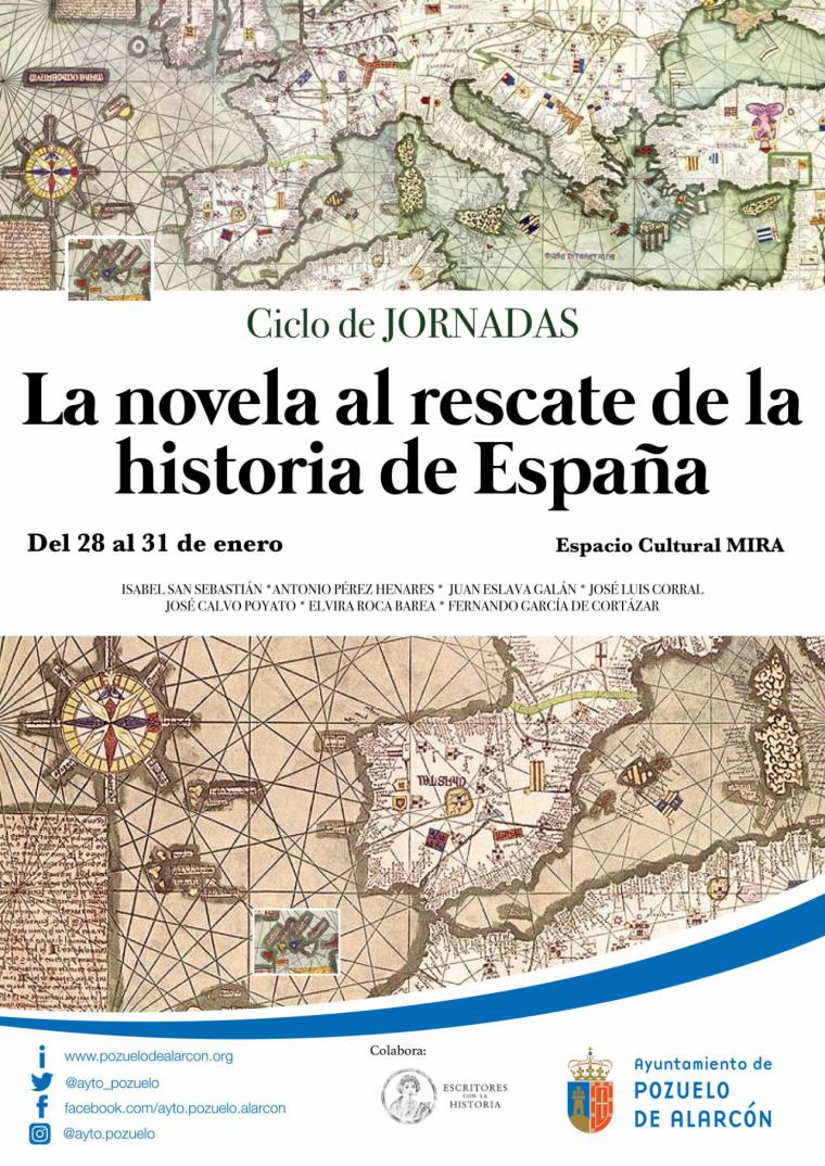 Periodistas, escritores e historiadores de prestigio participarán en Pozuelo en el ciclo “La novela al rescate de la historia de España”