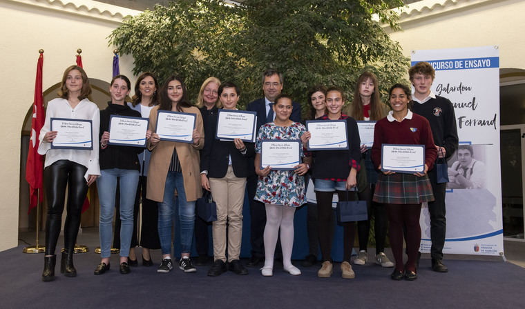 El Ayuntamiento de Pozuelo de Alarcón entrega los Premios del concurso escolar de ensayo “Manuel Martín Ferrand”