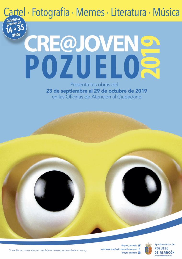 Últimos días para presentar las obras al Certamen Cre@ Joven Pozuelo que organiza el Ayuntamiento para fomentar el talento artístico y creativo
