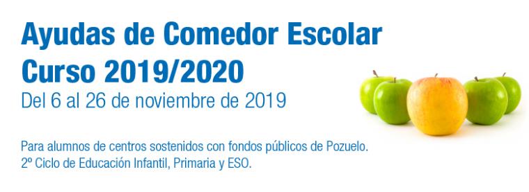 El Ayuntamiento amplía hasta un 75% la ayuda del comedor para las familias con las rentas más bajas