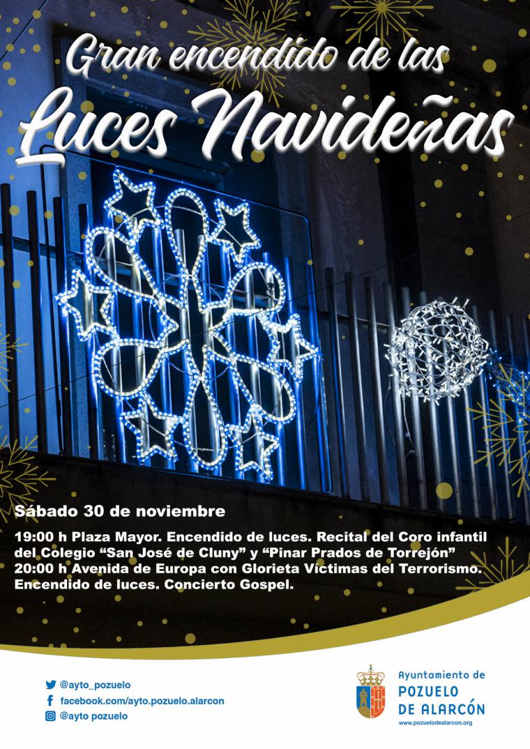 Pozuelo de Alarcón ilumina la Navidad este sábado con un doble encendido de luces en la Plaza Mayor y en Avenida de Europa