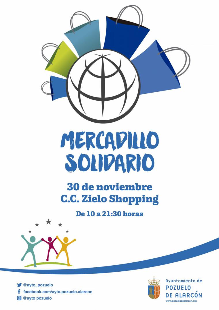 El Ayuntamiento organiza un Mercadillo Solidario este sábado en el que participarán una veintena de asociaciones