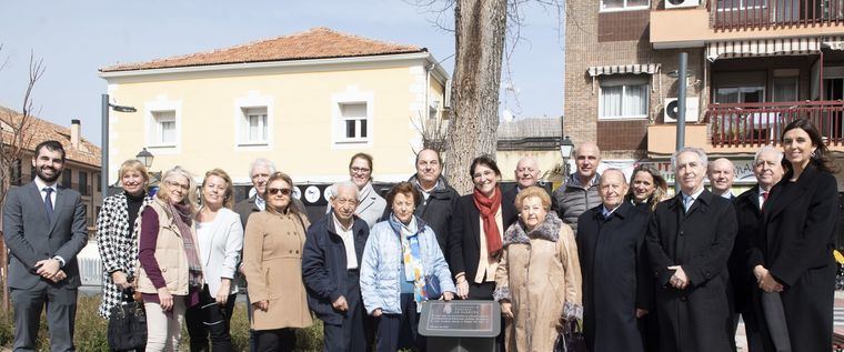 El Ayuntamiento de Pozuelo de Alarcón dedica una plaza a Mercedes Llorente en el centro de la ciudad