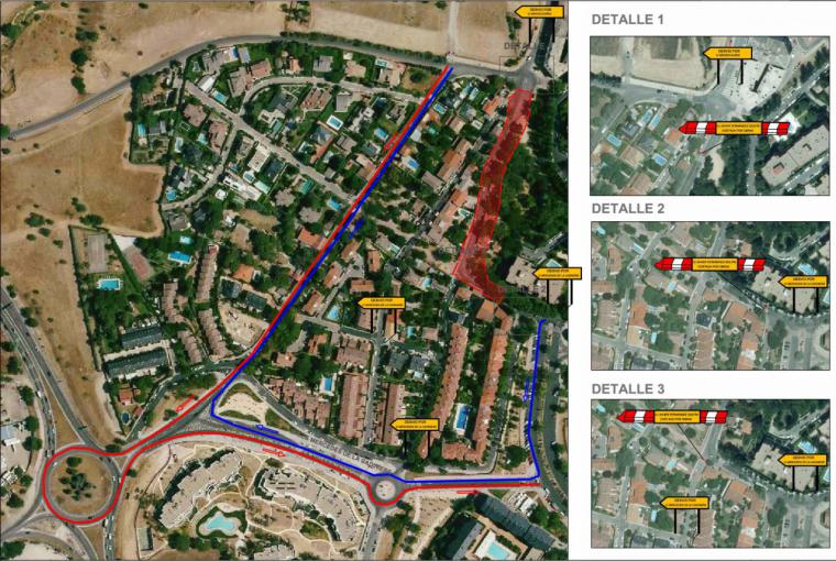 Corte de tráfico por obras en la calle Javier Fernández Golfín desde hoy 28 de julio