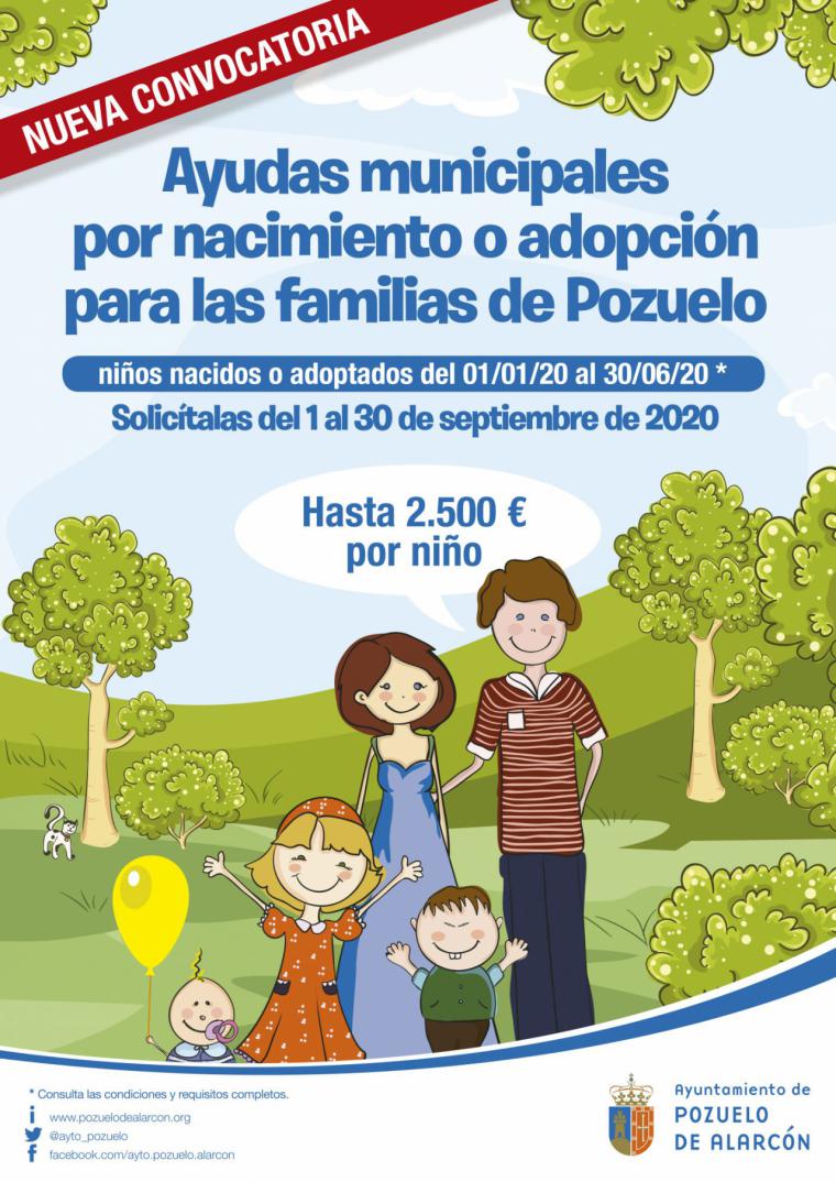 El Ayuntamiento abre una nueva convocatoria de ayudas al nacimiento o adopción de hasta 2.500 euros