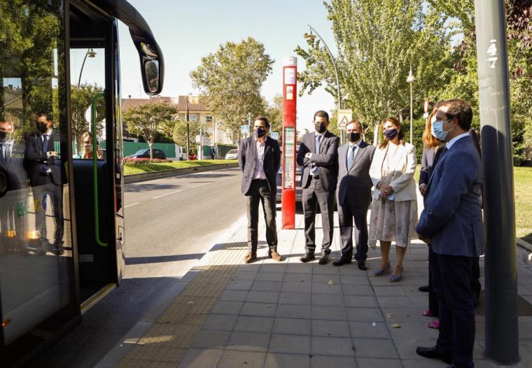 Pozuelo acoge las primeras pruebas en España del bus eléctrico cero emisiones ‘Citea’
