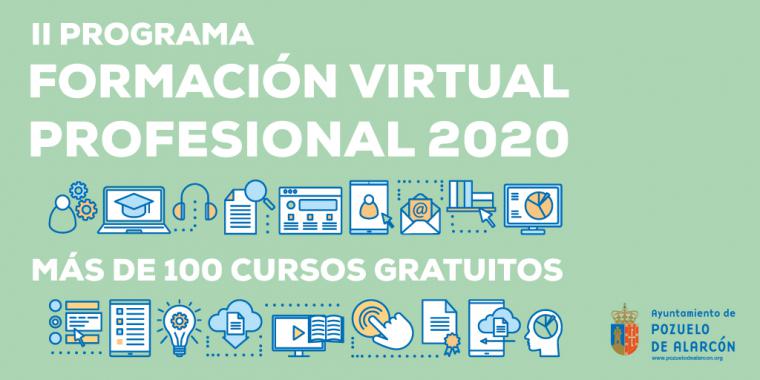 Continúa abierta la inscripción para los cursos del Programa de Formación Virtual del Ayuntamiento de Pozuelo de Alarcón