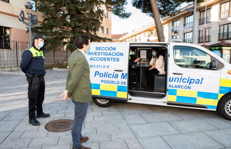 Nuevo vehículo de atestados para la Policía Municipal de Pozuelo de Alarcón