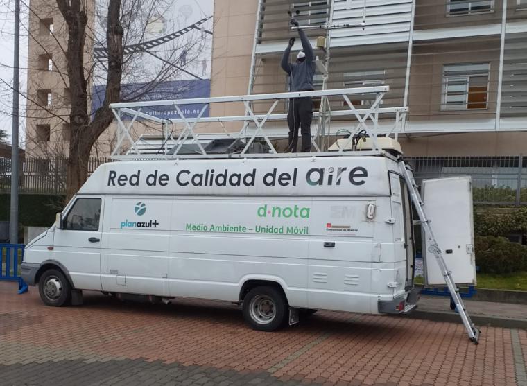 La Unidad Móvil de Calidad del Aire de la Comunidad de Madrid estaciona en Pozuelo hasta el 5 de marzo