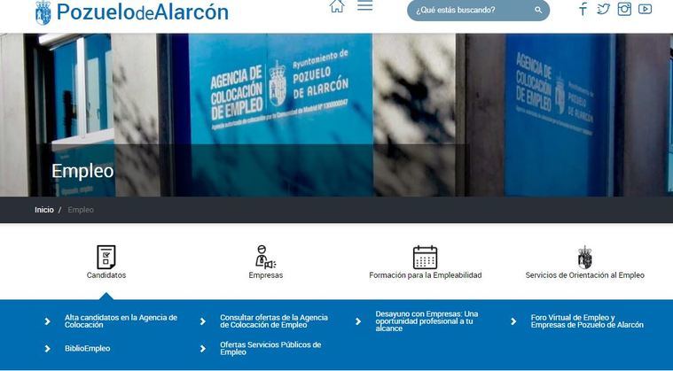 La sección “BiblioEmpleo” de la web municipal ofrece un catálogo de libros relevantes para mejorar la empleabilidad