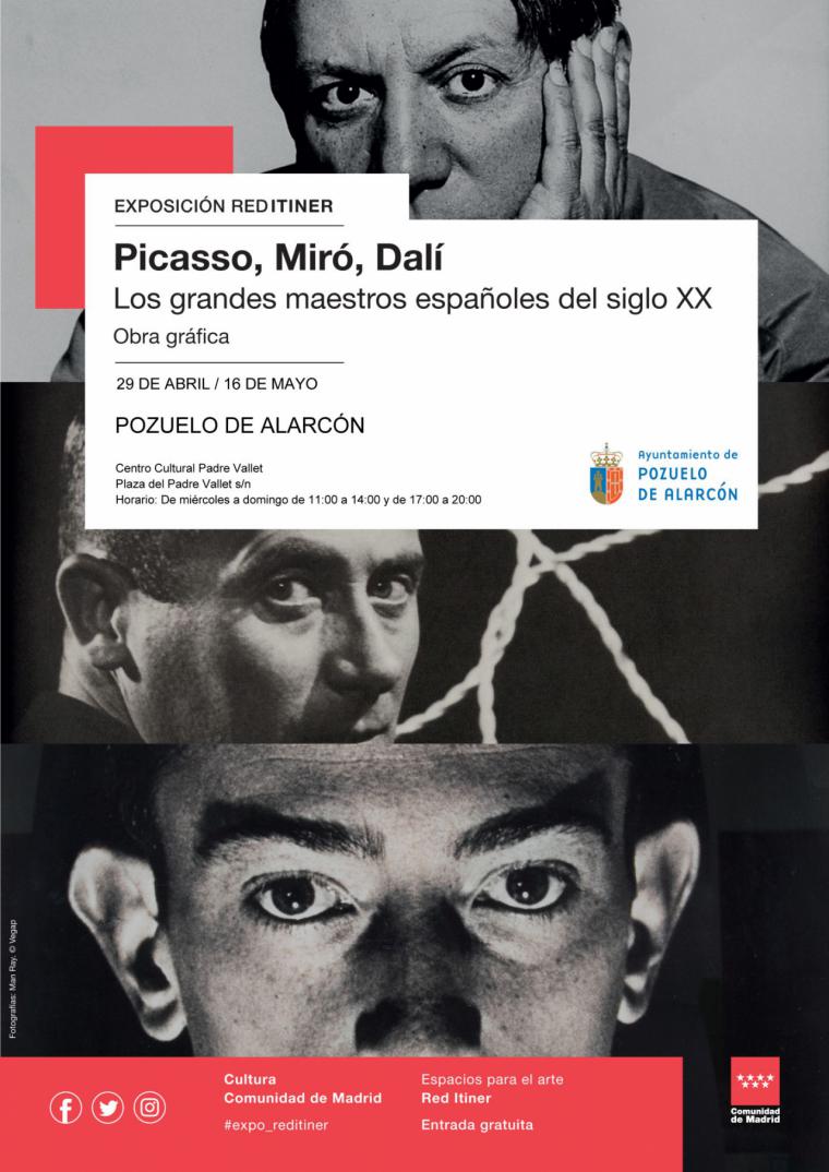 El Centro Cultural Padre Vallet reúne litografías, aguafuertes y grabados de Dalí, Miró y Picasso