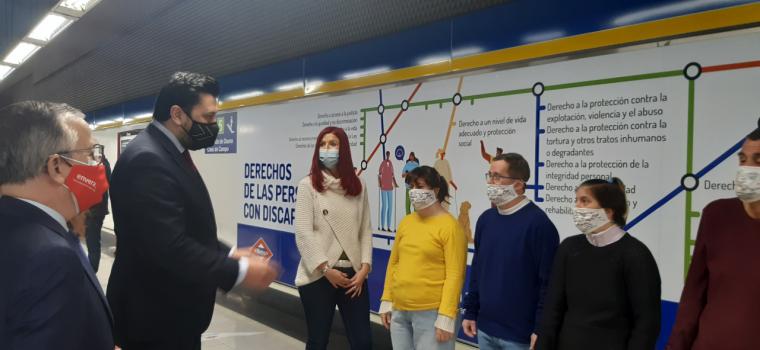 La Comunidad de Madrid incorpora por primera vez a jóvenes con discapacidad intelectual para hacer prácticas en Metro