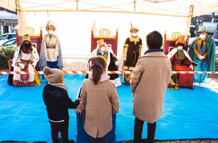 Los Reyes Magos de Oriente llegan a Pozuelo para recoger los deseos de los más pequeños