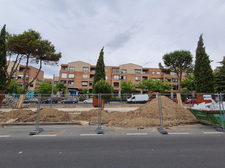 El PSOE de Pozuelo denuncia las obras que destrozarán el bulevar de la Avenida de Europa por 2,5 millones de euros