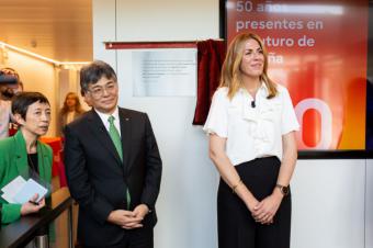 Paloma Tejero participa en la inauguración de las nuevas oficinas de Fujitsu en Pozuelo