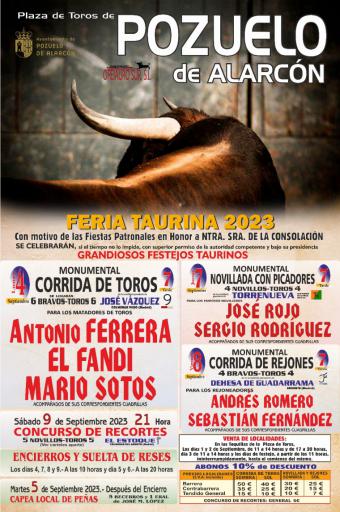 El Fandi, Antonio Ferrera y Mario Sotos, en la monumental corrida de toros de Pozuelo