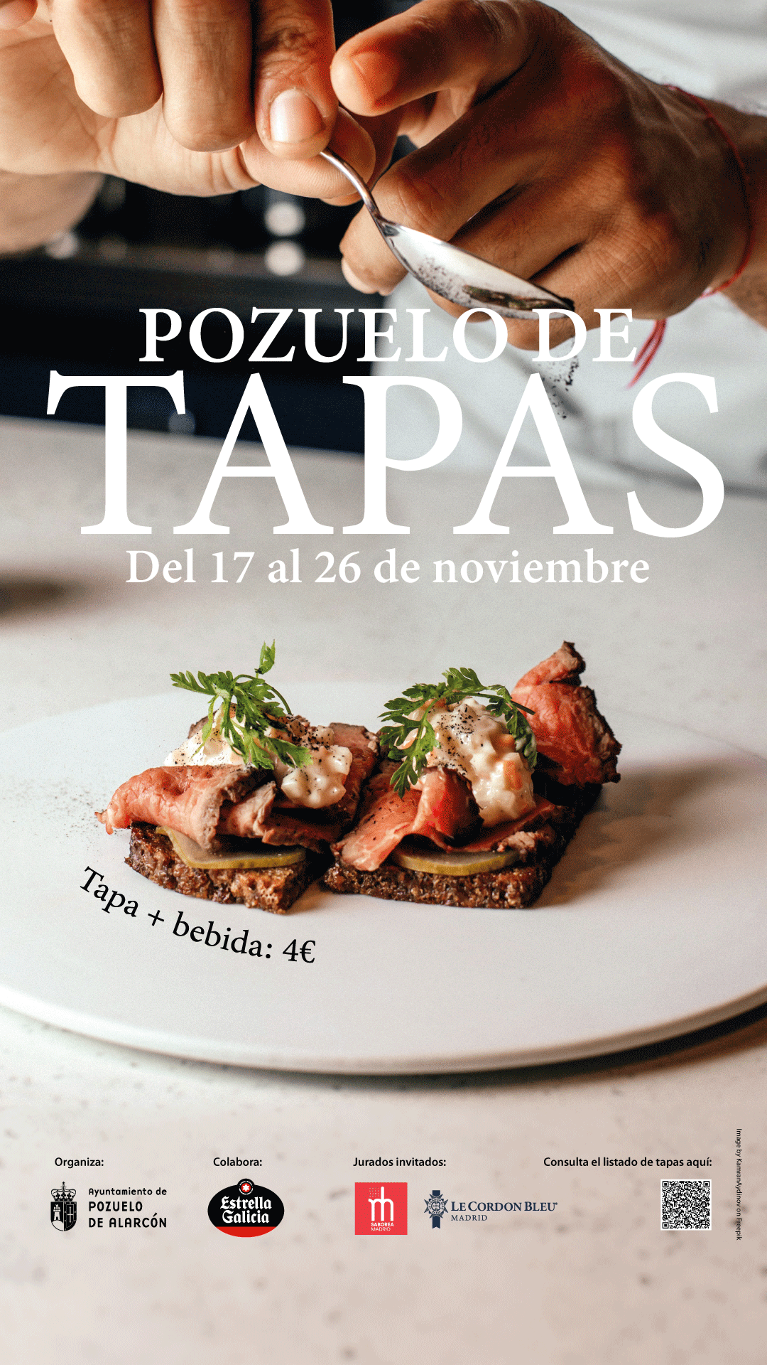 Durante una semana, tapa y consumición por 4 euros en algunos restaurantes de Pozuelo