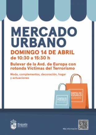 Pozuelo de Alarcón organiza este domingo un mercado urbano con casi una veintena de puestos en el Bulevar de la Avenida de Europa