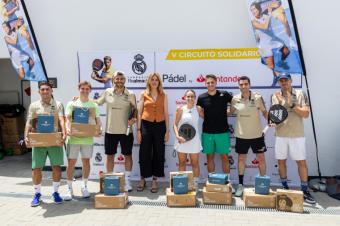 Pozuelo de Alarcón ha acogido la celebración del V Circuito Pádel Fundación Real Madrid by Santander