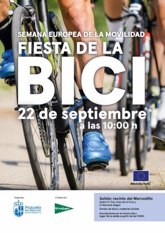 Pozuelo de Alarcón cerrará la Semana Europea de la Movilidad con su tradicional Fiesta de la Bici