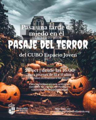 Una semana de actividadescon motivo de Halloween en el CUBO Espacio Joven de Pozuelo.