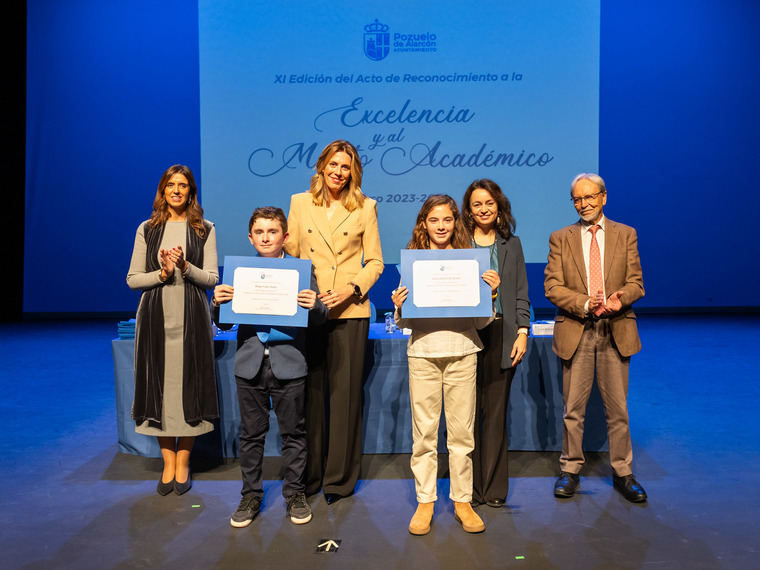 Reconocimiento a los alumnos excelentes en Pozuelo de Alarcón