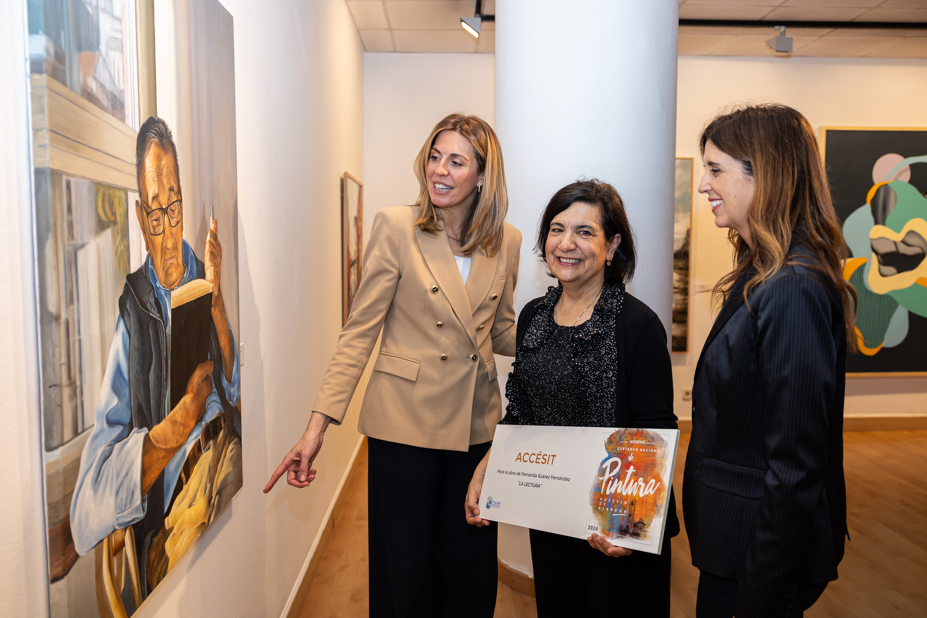 El primer premio del IX Certamen de Pintura de Pozuelo ha sido otorgado al artista Miguel Fernández Romeralo