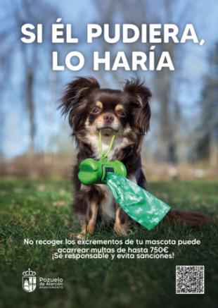 La Policía Municipal refuerza la vigilancia en Pozuelo ante el incumplimiento de la normativa sobre heces caninas
