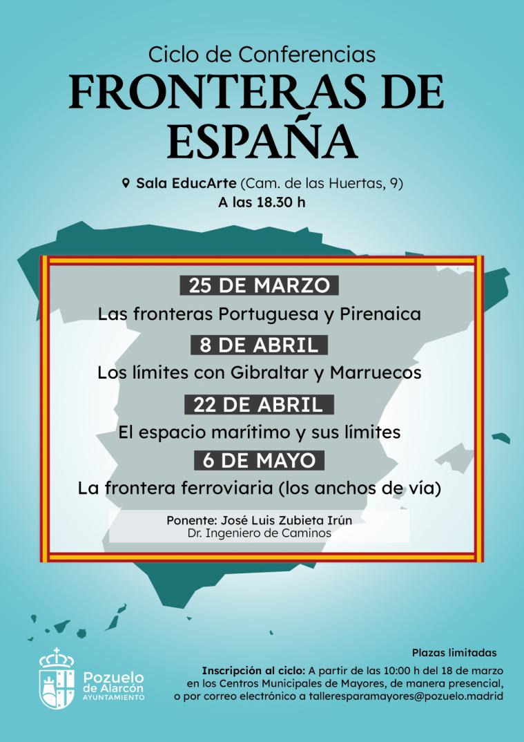 Pozuelo de Alarcón presenta un ciclo de conferencias sobre la historia de las fronteras de España