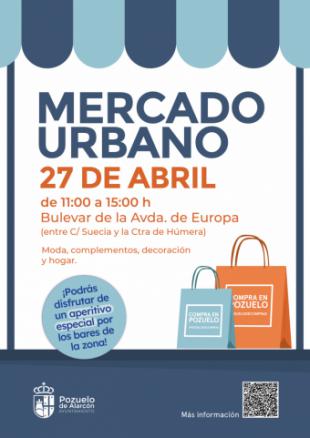 Pozuelo de Alarcón celebra el Mercado Urbano el 27 de abril junto a la Feria del Libro