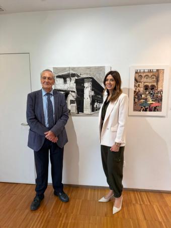 Carlos Granda presenta su exposición Lugares de España en el Centro Cultural Padre Vallet