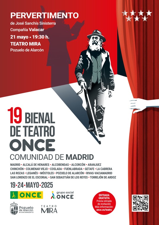 El Teatro MIRA de Pozuelo acoge Pervertimento en la Bienal de Teatro ONCE 2023