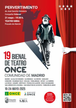 El Teatro MIRA de Pozuelo acoge Pervertimento en la Bienal de Teatro ONCE 2023