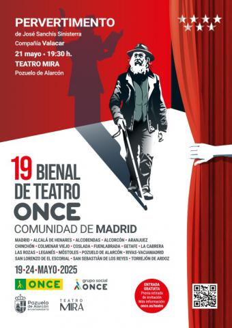 El Teatro MIRA de Pozuelo acoge Pervertimento en la Bienal de Teatro ONCE 2023