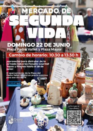 Pozuelo de Alarcón celebra el Mercado de Segunda Vida con horario modificado por altas temperaturas