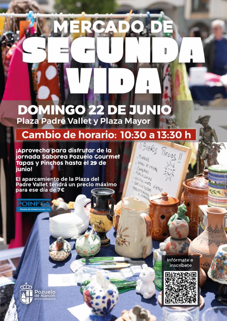 Pozuelo de Alarcón celebra el Mercado de Segunda Vida con horario modificado por altas temperaturas