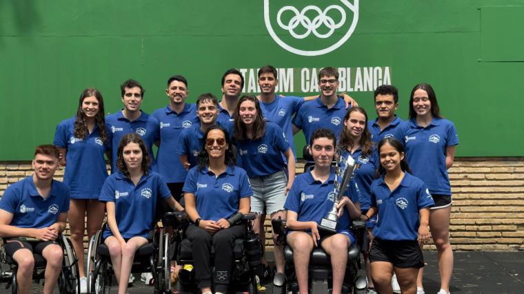 El Club Natación Pozuelo se consagra campeón de España por tercer año consecutivo en Natación Adaptada
