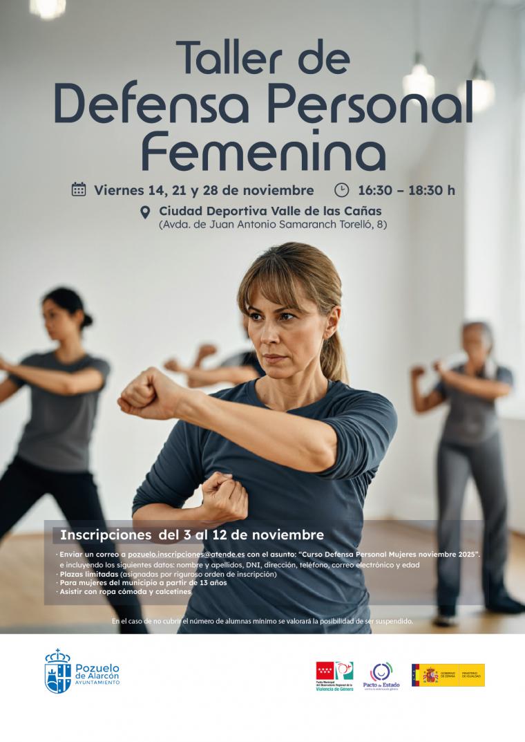 Pozuelo de Alarcón lanza cursos de defensa personal y violencia hacia mayores en noviembre