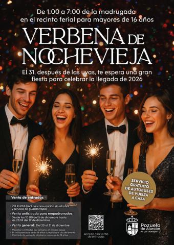 Pozuelo de Alarcón dará la bienvenida al 2026 con una fiesta de Nochevieja y DJs en directo