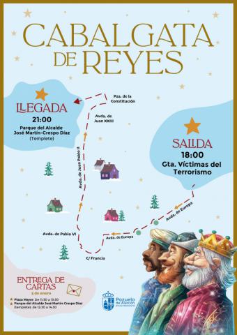 Gran Cabalgata de Reyes en Pozuelo con carrozas y caramelos para todos