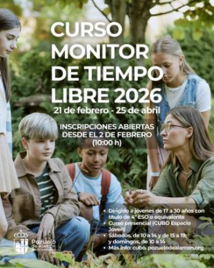 Pozuelo de Alarcón lanza curso de monitor de tiempo libre para jóvenes de 17 a 30 años