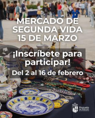 Pozuelo de Alarcón celebra su primer Mercado de Segunda Vida el 15 de marzo en las plazas Padre Vallet y Mayor