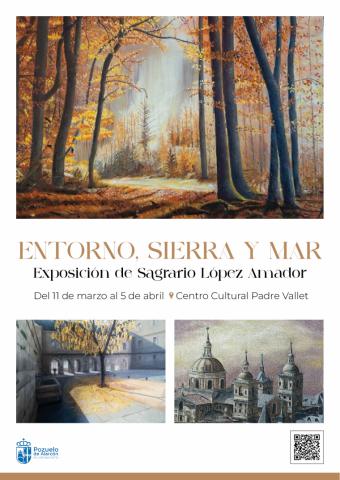 El Centro Cultural Padre Vallet presenta la exposición Entorno, Sierra y Mar de Sagrario López Amador
