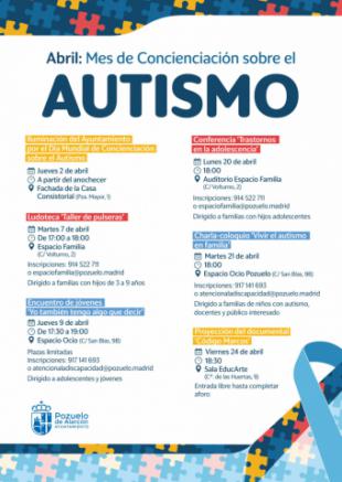 Pozuelo de Alarcón celebra el Día Mundial del Autismo con un mes de talleres y conferencias